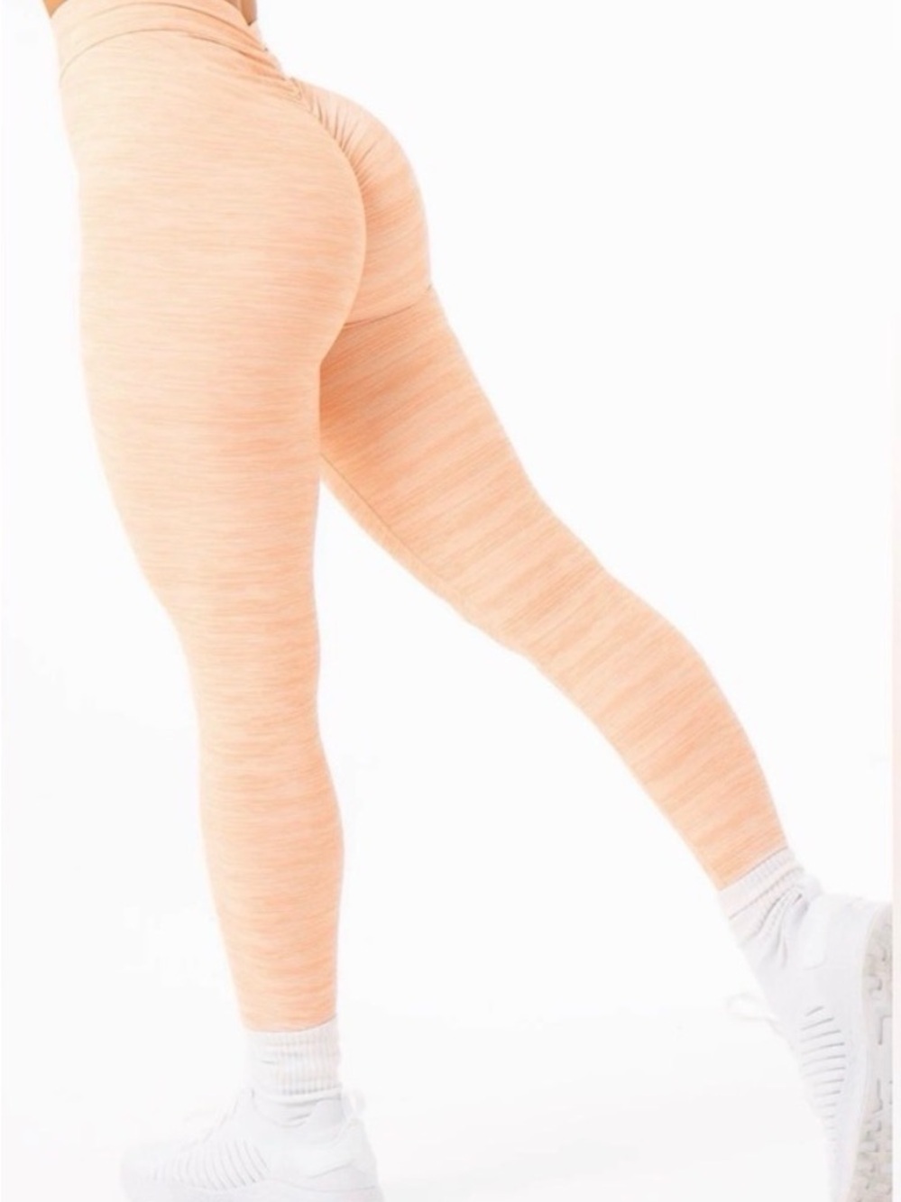 Ryderwear NKD V Scrunch Legging Oat Marl - Picture 5 of 6